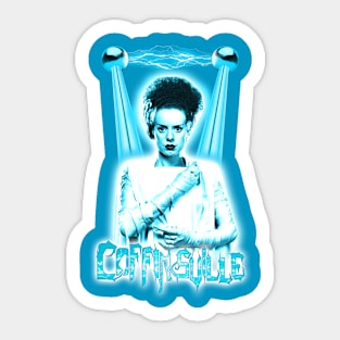 The Bride of Coffinsville Sticker